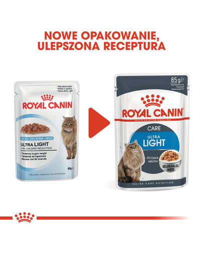 ROYAL CANIN Ultra Light Jelly 85g kapsička pre mačky s nadváhou v želé