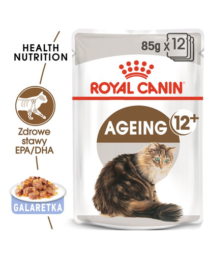 ROYAL CANIN Ageing +12 Jelly 12x85g kapsička pre staré mačky v želé