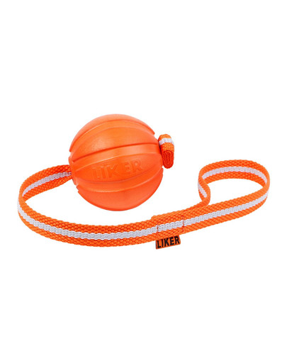 LIKER LINE Dog toy lopta na šnúrke pre psa 7 cm