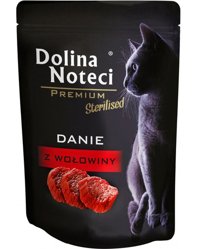 DOLINA NOTECI Premium Hovädzie pre sterilizované mačky 85 g