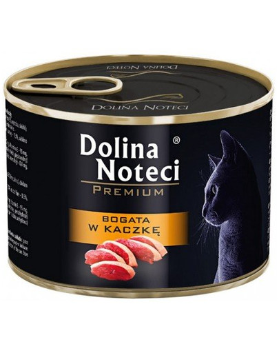 DOLINA NOTECI Premium Kačacie pre dospelé mačky 185 g