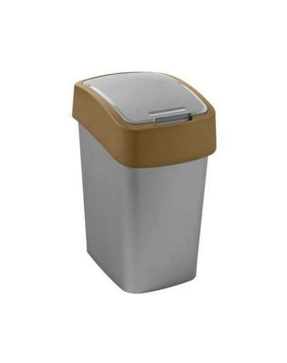 CURVER Odpadkový kôš "FLIP BIN" 25 l strieborno-hnedý