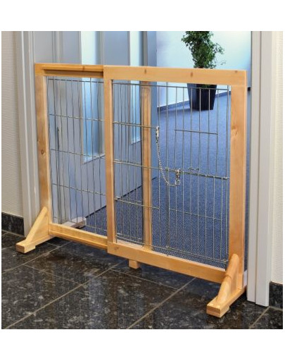 TRIXIE Bariéra drevená 61-103X75X40 cm