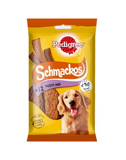 PEDIGREE Schmackos 86g x18bal. hovädzia maškrta pre psov