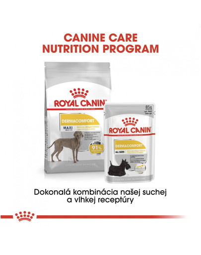 ROYAL CANIN Maxi Dermacomfort 10 kg granule pre veľké psy s problémami s kožou