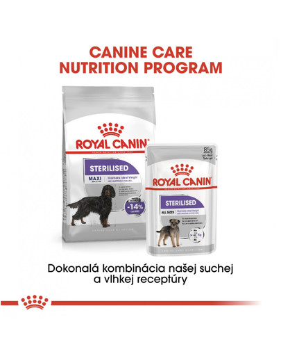 ROYAL CANIN Maxi Sterilised 3 kg granule pre kastrované veľké psy