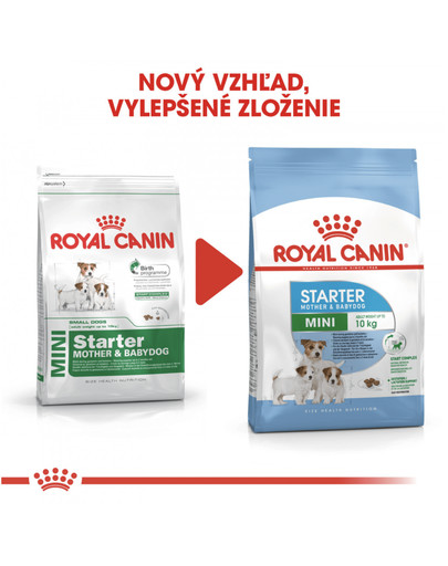 ROYAL CANIN Mini starter mother & babydog 3 kg granule pre brezivé alebo dojčiace suky a šteňatá