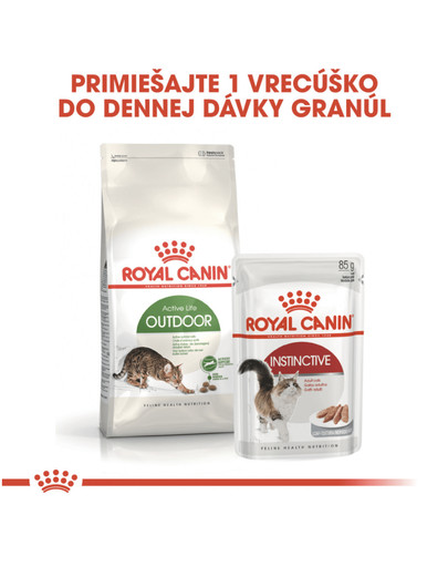 ROYAL CANIN Outdoor 400g granule pre mačky s častým pohybom vonku
