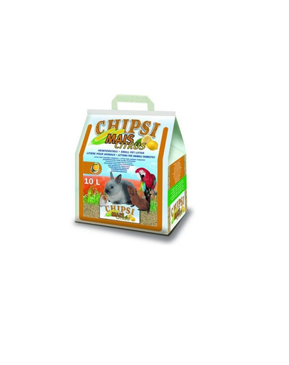 JRS Chipsi mais citrus 10l/4.6 kg -podłšciółka z kolb kukurydzy dla gryzoni