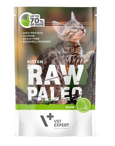 VETEXPERT RAW PALEO Kitten game 100 g