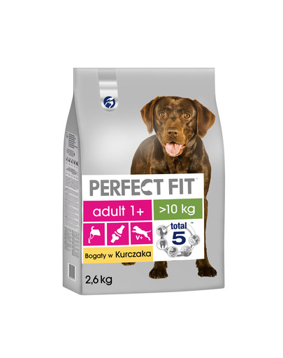 PERFECT FIT Perfect Fit 2,6 kg x 3 Kuracie pre stredné a veľké plemená