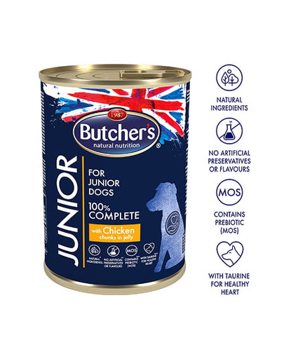 BUTCHERS Junior kura 400 g