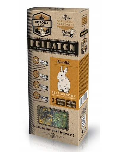 NATURAL-VIT Korona Natura pochúťka pre králika ďatelina a malina / skorocel a nechtík