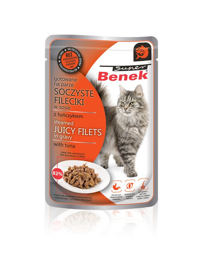 BENEK Super filé v omáčke s tuniakom 85 g