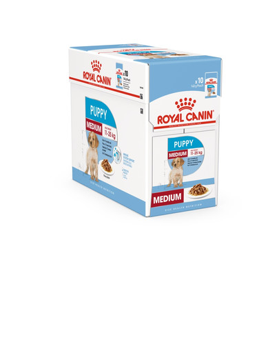 ROYAL CANIN Medium puppy 10x140 g kapsička pre stredné šteňatá