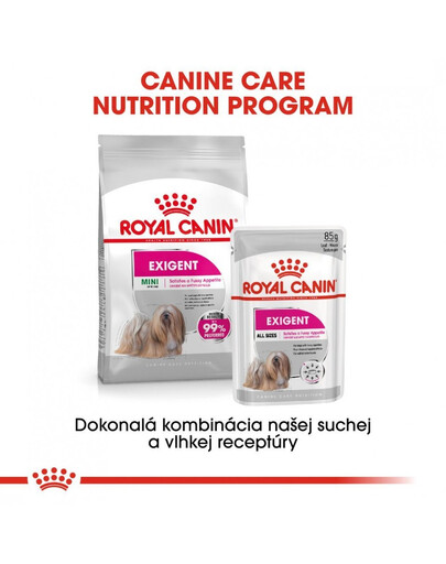 ROYAL CANIN Exigent Dog Loaf 12x85g kapsička s paštétou pre maškrtné malé psy