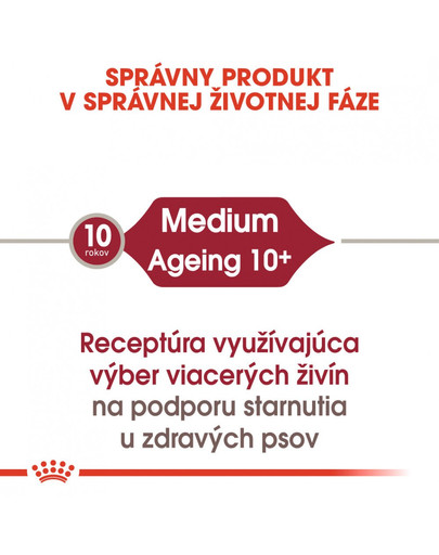 ROYAL CANIN Medium ageing 10+ 10x140g kapsička pre staré stredné psy