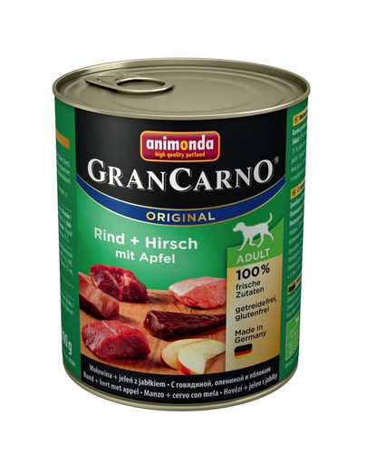 ANIMONDA Grancarno jeleň/jablko konzerva 800 g