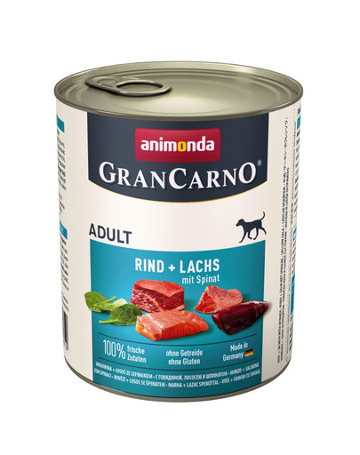 ANIMONDA GranCarno Adult losos so špenátom 800 g