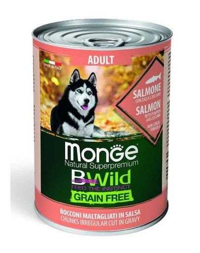 MONGE BWild grain free losos 400g