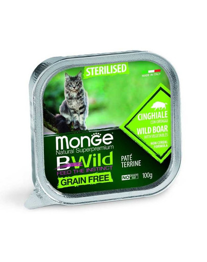 MONGE BWild Sterilised diviak 100g