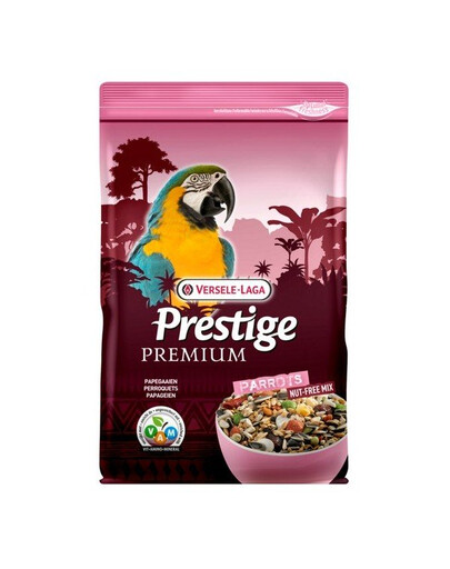VERSELE-LAGA Parrots Premium 2kg krmivo pre veľké papagáje (bez orechov)