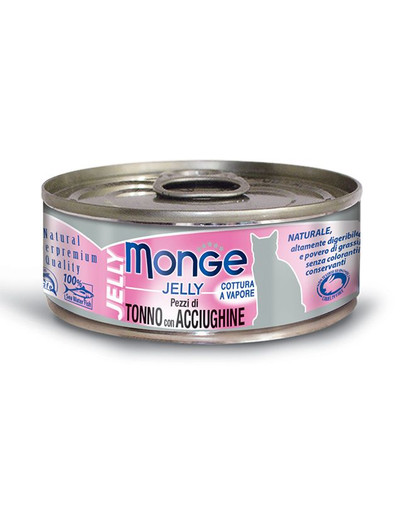 MONGE Jelly Tuniak a ančovičky 80 g