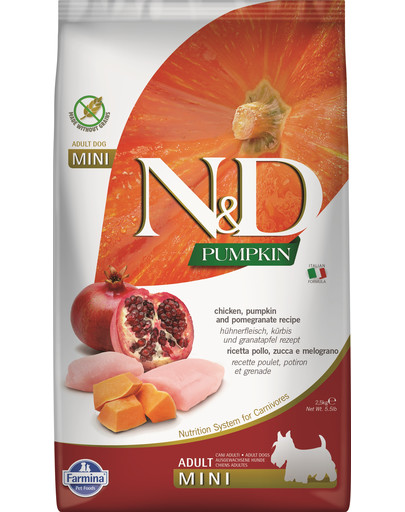 FARMINA N&D Pumpkin Adult Mini Chicken & pomegranate 2,5 kg