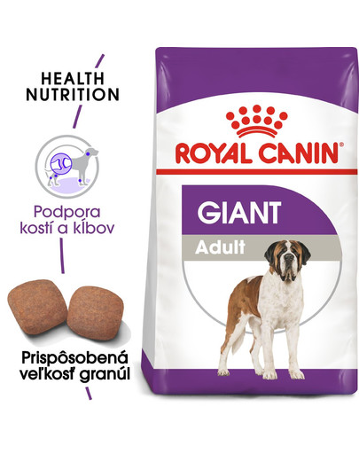 ROYAL CANIN Giant Adult 2 x 15kg granule pre dospelých psov obrích plemien