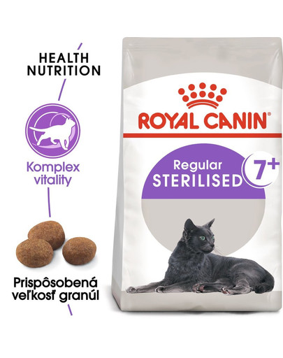 ROYAL CANIN Sterilised +7 2 x 10 kg granule pre starnúce kastrované mačky