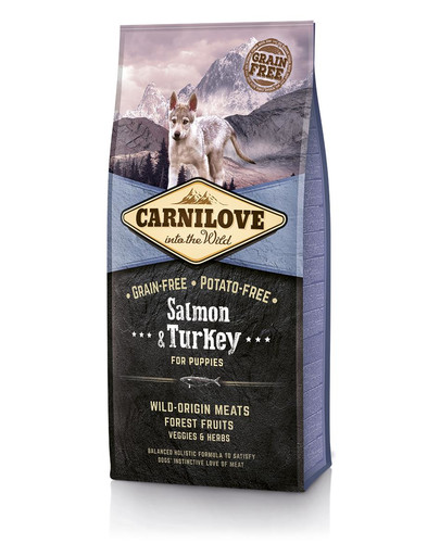 CARNILOVE Puppy losos a morka 24 kg (2 x 12 kg)