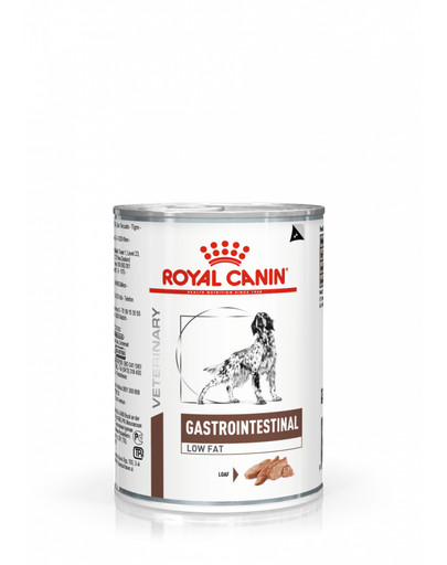 ROYAL CANIN Veterinary Diet Dog Gastrointestinal Low Fat Can 24 x 410 g