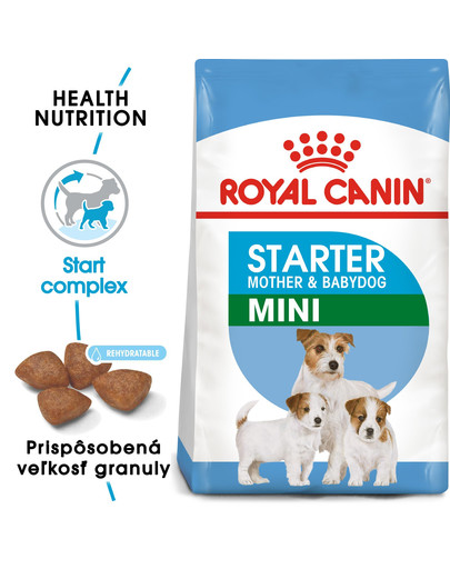 ROYAL CANIN Mini Starter Mother & Babydog 2 x 8.5 kg granule pre brezivé alebo dojčiace suky a šteňatá