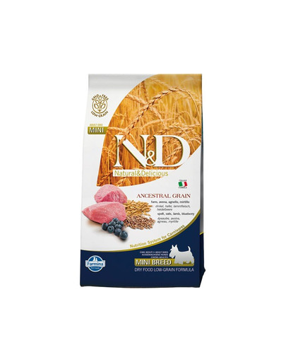 FARMINA N&D Lamb & Blueberry Adult Mini 2 x 7 kg