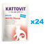 KATTOVIT Feline Diet Niere/Renal s kačacím 24 x 85 g