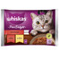 WHISKAS Adult vrecúško 4 x 85 g krmivo Juicy Bites pre mačky kúsky s hovädzím a kuracím mäsom