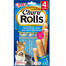INABA Churu Rolls Chicken 4x10g wrapy s kuracím mäsom, tuniakom a mušľami pre mačky