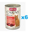 ANIMONDA Carny Senior hovězí a krůtí srdce 6 x 400g