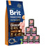 BRIT Premium By Nature Senior Small Medium S+M 15 kg + mokré krmivo s morčacím mäsom 6x400 g