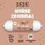 PAKA ZWIERZAKA PEPE Meat Snack Mäsová pochúťka Konská klobása pre psov 200g