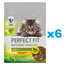 PERFECT FIT Natural Vitality 1+ kompletné krmivo pre dospelé mačky s kuracím a morčacím mäsom 6x650 g