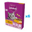 WHISKAS Adult 6x300 g Granule s kuracím mäsom pre mačky