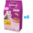 WHISKAS Junior 6x1,4 kg kompletné krmivo pre mačiatka s lahodným kuracím mäsom