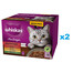 WHISKAS Adult Pure Delight Juicy Bites v želé 48x85 g kúsky s hovädzím, kuracím, jahňacím, hydinovým mäsom pre dospelé mačky