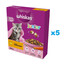 WHISKAS Junior 5x800 g kompletné krmivo pre mačiatka s lahodným kuracím mäsom