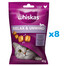 WHISKAS Relax a uvoľnenie 8 x 45 g kuracia pochúťka pre mačky