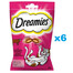 DREAMIES 6x60 g mačacia maškrta s lahodným hovädzím mäsom