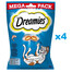DREAMIES Mega Pack 4x180 g pochúťka s chuťou lahodného lososa pre mačky