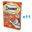 DREAMIES Creamy doplnkové krmivo s lahodným kuracím mäsom pre mačky 44x10 g