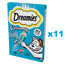 DREAMIES Creamy doplnkové krmivo s lahodným lososom pre mačky 44x10 g